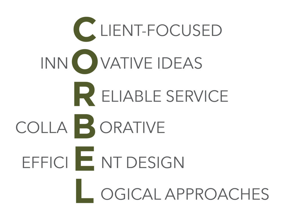 Corbel Engineering values